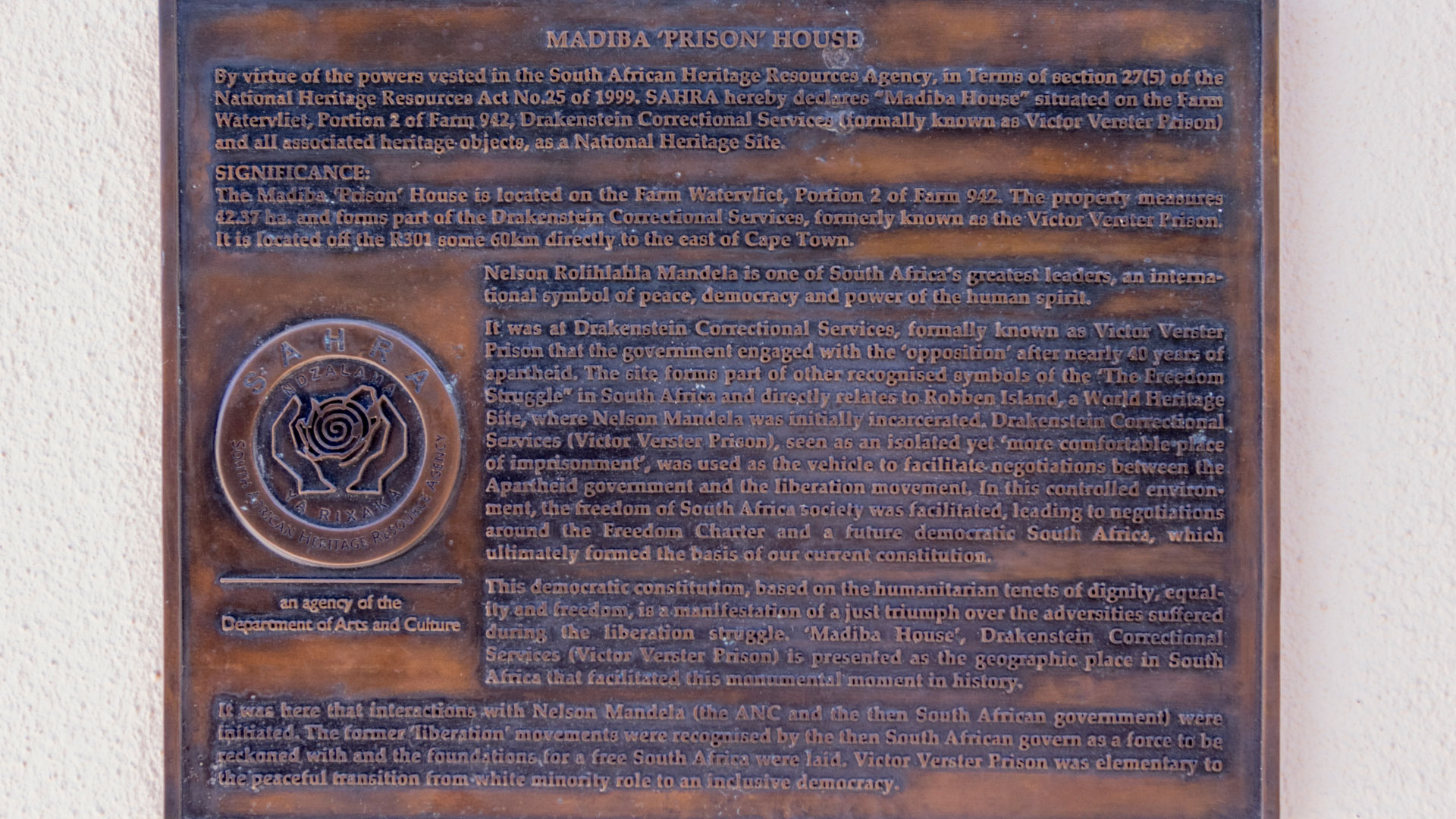 Mandela House Drakenstein